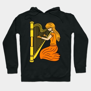 Harpist Girl Hoodie